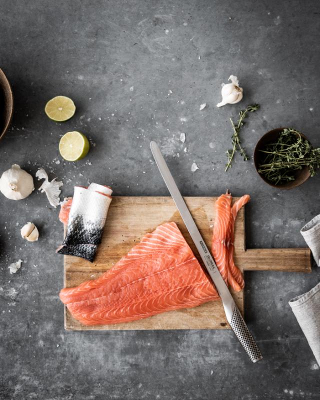 Laxkniv 31 cm flexibel