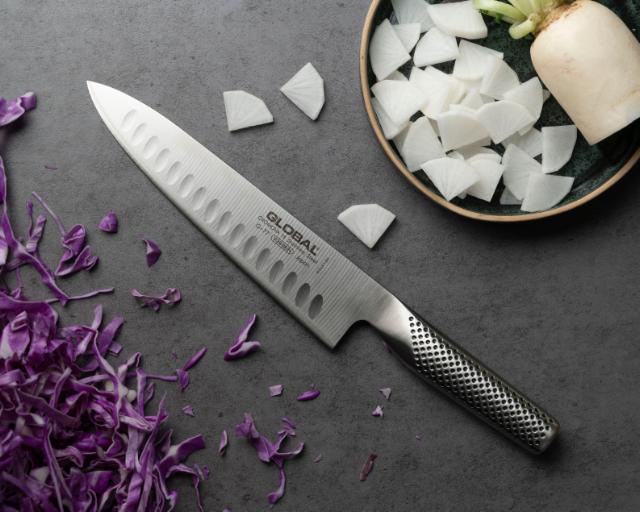 Kockkniv 20 cm olivslipad