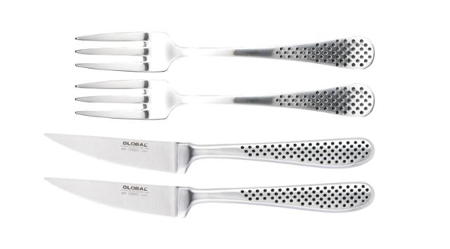 Bestickset 2 gafflar & 2 knivar