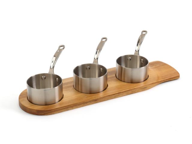 Minikastrullset i 3 delar 9 cm