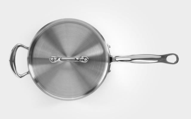 Traktörpanna med lock 26 cm