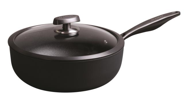 Traktörpanna med lock 26 cm djup
