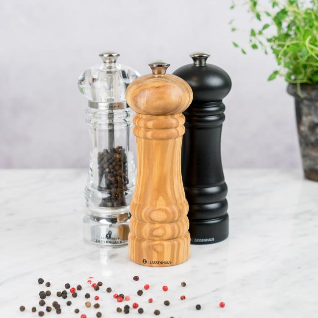 Saltkvarn i gjutjärnsimitation 18 cm