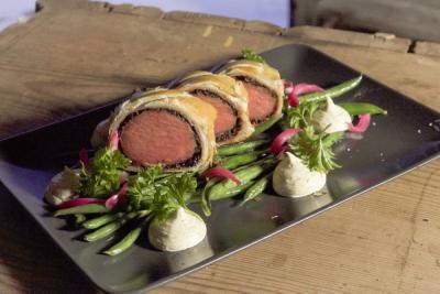 Wild boar Wellington